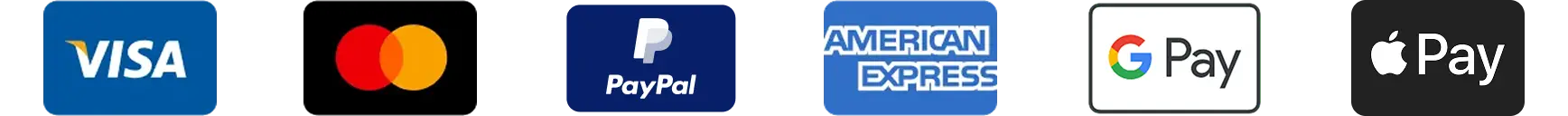 Accepted payment methods